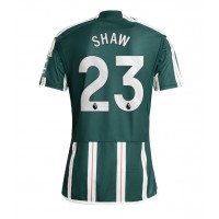 Manchester United Luke Shaw #23 Auswärtstrikot 2023-24 Kurzarm